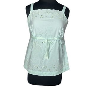 Elegant White Eyelet Women’s Top